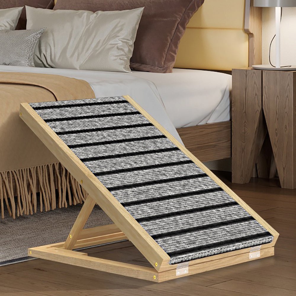Adjustable Height Foldable Dog Pet Ramp Ideal for Bed Sofa and Car 70cm/100cm - NuSea