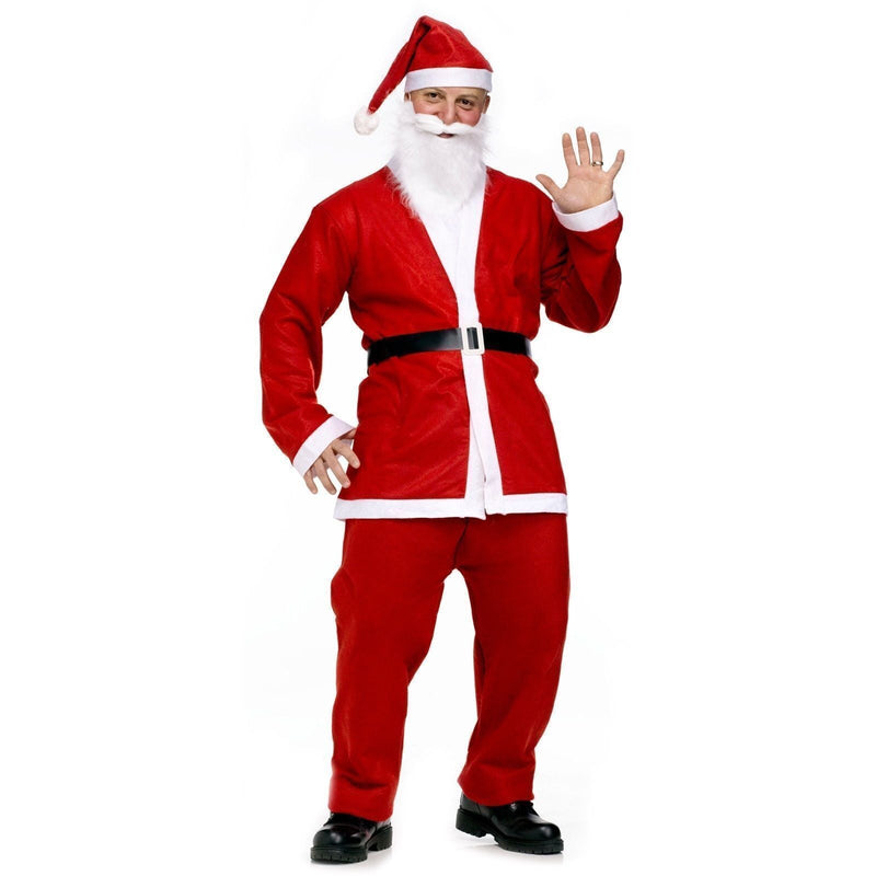 ADULT SANTA CLAUS COSTUME Suit Father Xmas Party Outfit Father Christmas - NuSea