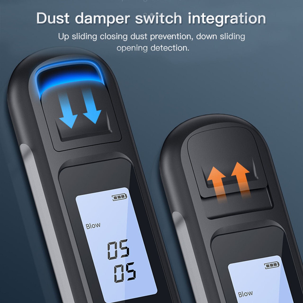 Alcohol Breathalyzer Drink Tester DUI LCD Breath Analyzer Handbag Pocket Size BLACK - FREE POST - NuSea