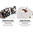 Alfresco 2 Person Picnic Basket Set Insulated Blanket Bag - NuSea