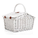 Alfresco 2 Person Picnic Basket Set Insulated Blanket Bag - NuSea