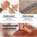 Alpha 23" Concert Ukulele Mahogany Ukuleles Uke Hawaii Guitar w/ Carry Bag - NuSea