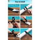 Aquabuddy Pool Cover Roller Attachment Swimming Pool Reel Straps Kit 8PCS - NuSea