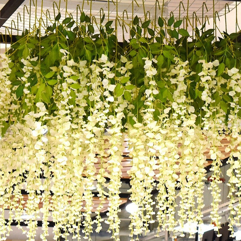 Artificial Hanging Silk Garland Vine Flowers Garden Decoration - NuSea