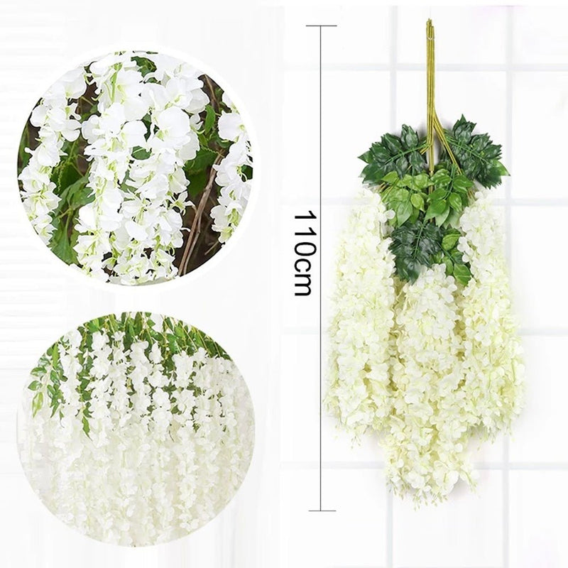 Artificial Hanging Silk Garland Vine Flowers Garden Decoration - NuSea