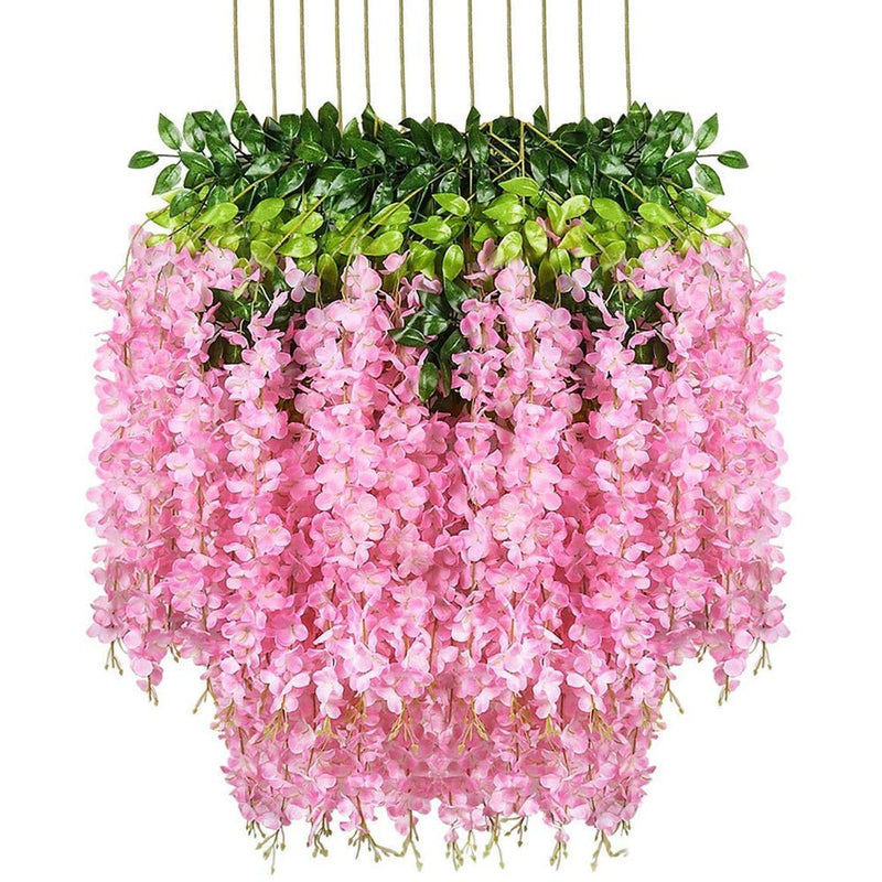 Artificial Hanging Silk Garland Vine Flowers Garden Decoration - NuSea