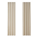 Artiss 2X Blockout Curtains Eyelet 140x230cm Beige - NuSea