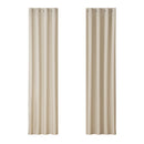 Artiss 2X Blockout Curtains Eyelet 140x230cm Beige - NuSea