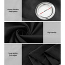 Artiss 2X Blockout Curtains Eyelet 140x230cm Black - NuSea