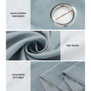 Artiss 2X Blockout Curtains Eyelet 180x213cm Grey - NuSea