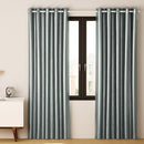 Artiss 2X Blockout Curtains Eyelet 180x213cm Grey Shine - NuSea