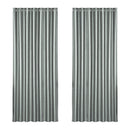Artiss 2X Blockout Curtains Eyelet 240x230cm Grey Shine - NuSea