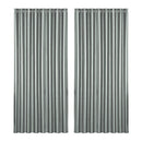 Artiss 2X Blockout Curtains Eyelet 300x230cm Grey Shine - NuSea