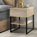 Artiss Bedside Table 1 Drawers with Shelf - CASEY - NuSea