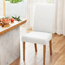 Artiss Dining Chair Covers 6x Slipcovers Spandex Stretch Banquet Wedding White - NuSea