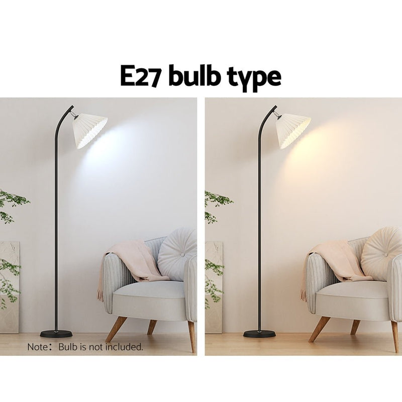 Artiss Floor Lamp LED Light Stand Modern Home Living Room Office Reading White - NuSea