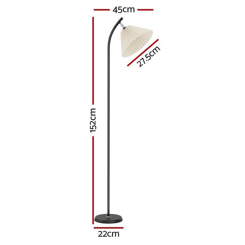 Artiss Floor Lamp LED Light Stand Modern Home Living Room Office Reading White - NuSea