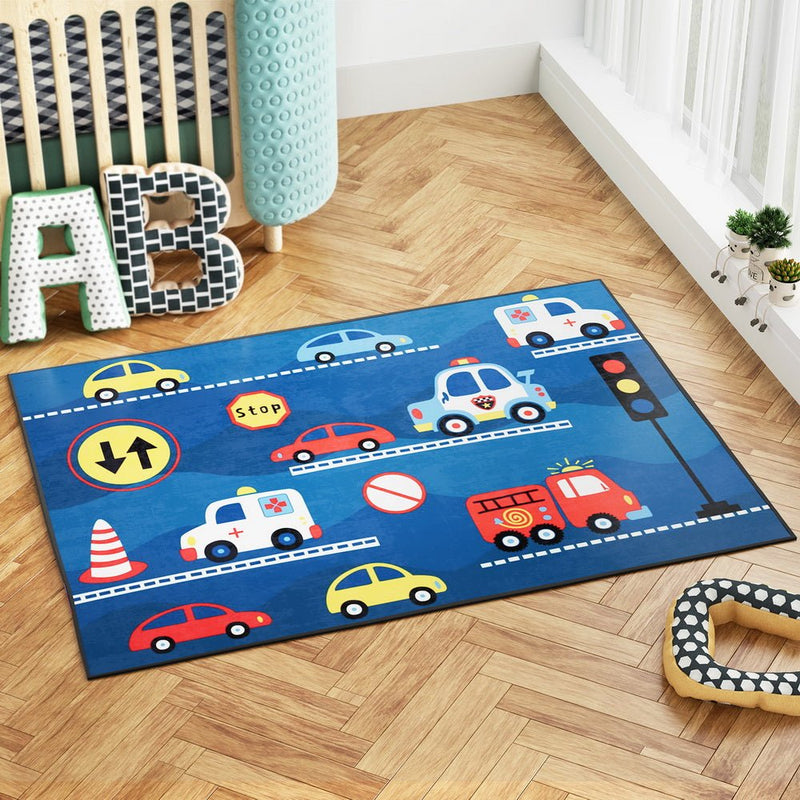 Artiss Floor Rugs 120x160cm Washable Area Mat Large Carpet Soft Short Pile Kids - NuSea