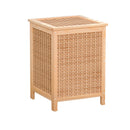 Artiss Laundry Hamper Bathroom Storage Cabinet Wooden Organiser Bag Clothes - NuSea