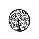 Artiss Metal Wall Art Hanging Sculpture Home Decor Leaf Tree of Life Round Frame - NuSea