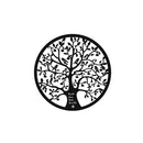 Artiss Metal Wall Art Hanging Sculpture Home Decor Leaf Tree of Life Round Frame - NuSea