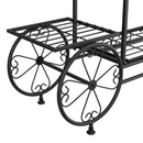 Artiss Plant Stand 6 Tier Iron 4 Wheeler - NuSea