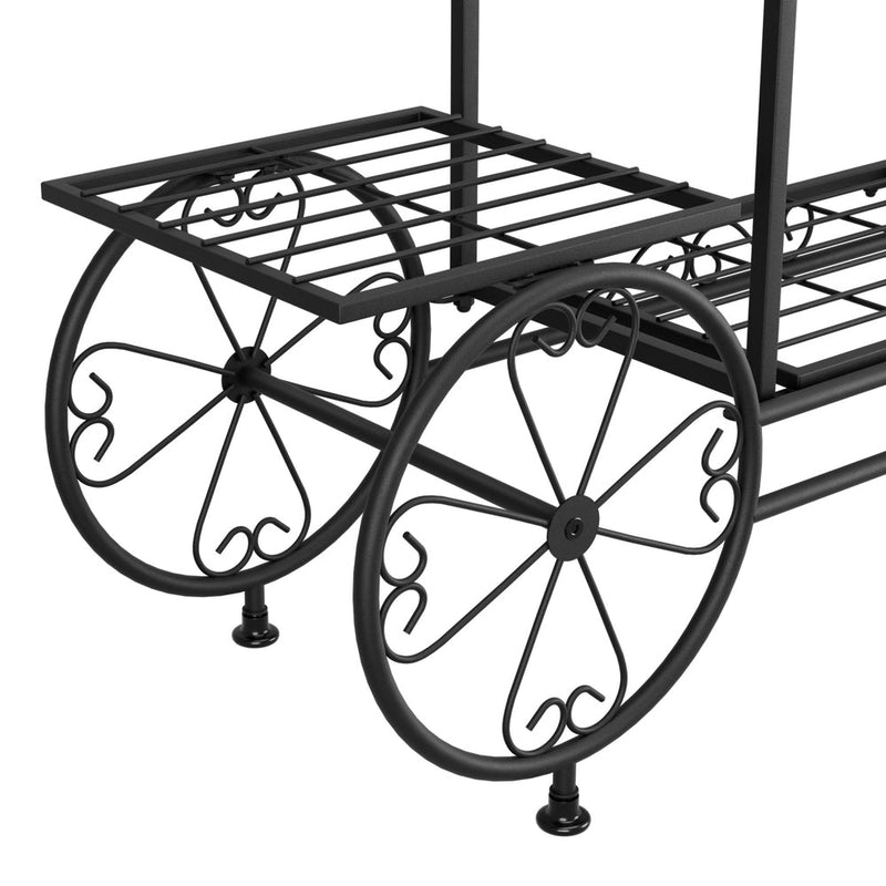 Artiss Plant Stand 6 Tier Iron 4 Wheeler - NuSea