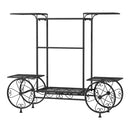 Artiss Plant Stand 6 Tier Iron 4 Wheeler - NuSea