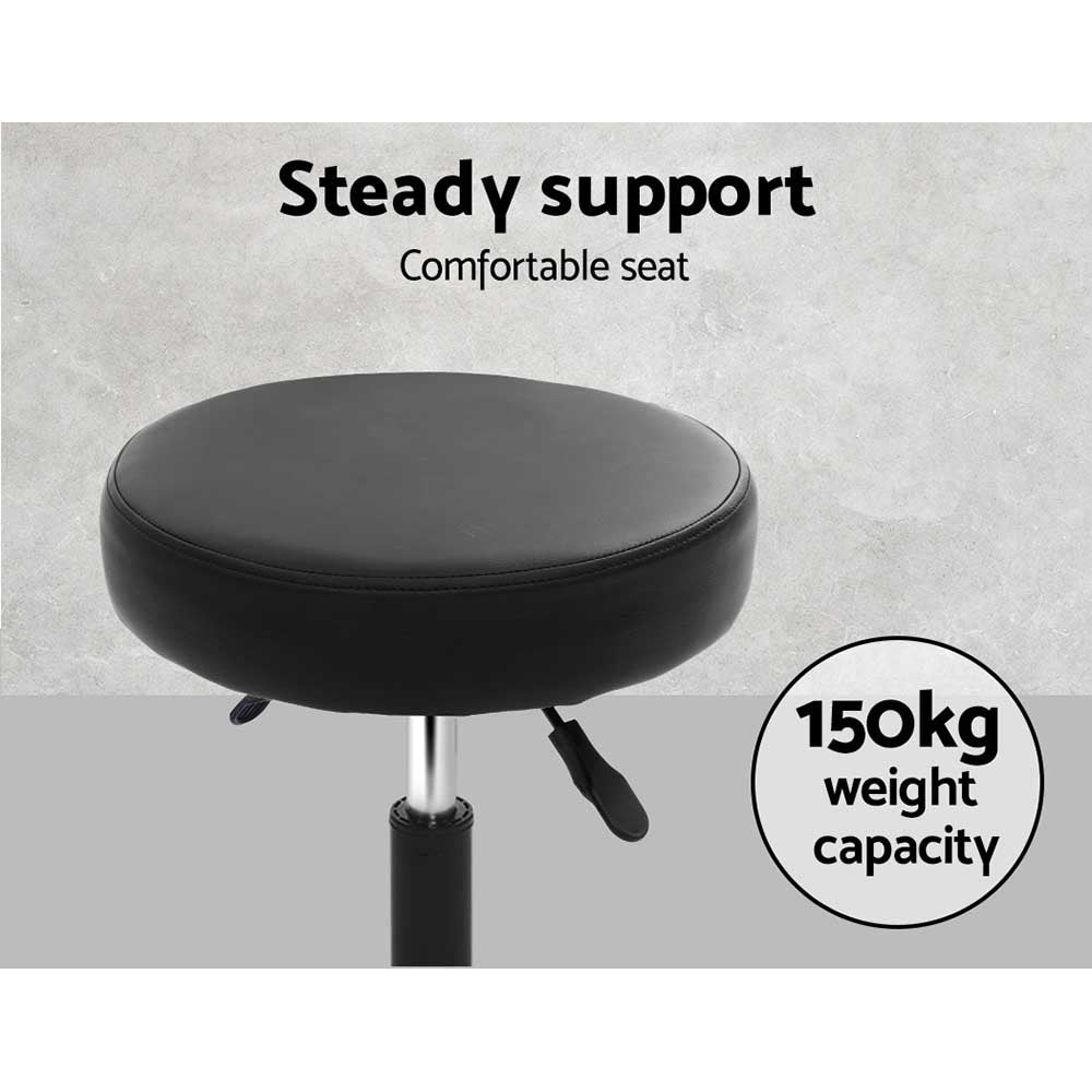 Artiss Salon Stool Round Swivel Chair - NuSea
