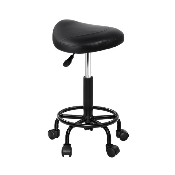 Artiss Salon Stool Saddle Swivel Chair - NuSea