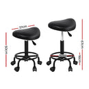 Artiss Salon Stool Saddle Swivel Chair - NuSea