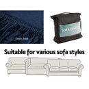 Artiss Sofa Cover Couch Covers 2 Seater Velvet Sapphire - NuSea