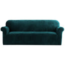 Artiss Sofa Cover Couch Covers 4 Seater Velvet Agate Green - NuSea