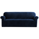 Artiss Sofa Cover Couch Covers 4 Seater Velvet Sapphire - NuSea