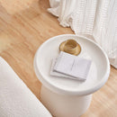 ArtissIn Coffee Table Round 52CM Plastic White - NuSea