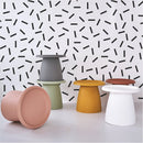 ArtissIn Coffee Table Round 52CM Plastic White - NuSea