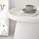 ArtissIn Coffee Table Round 52CM Plastic White - NuSea