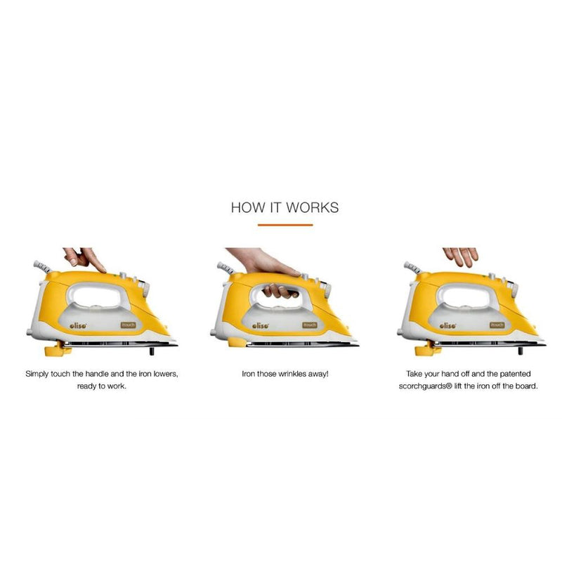 AU Plug Oliso Pro Iron iTouch Smart Technology Clothes Steamer Quilting TG1100 - NuSea