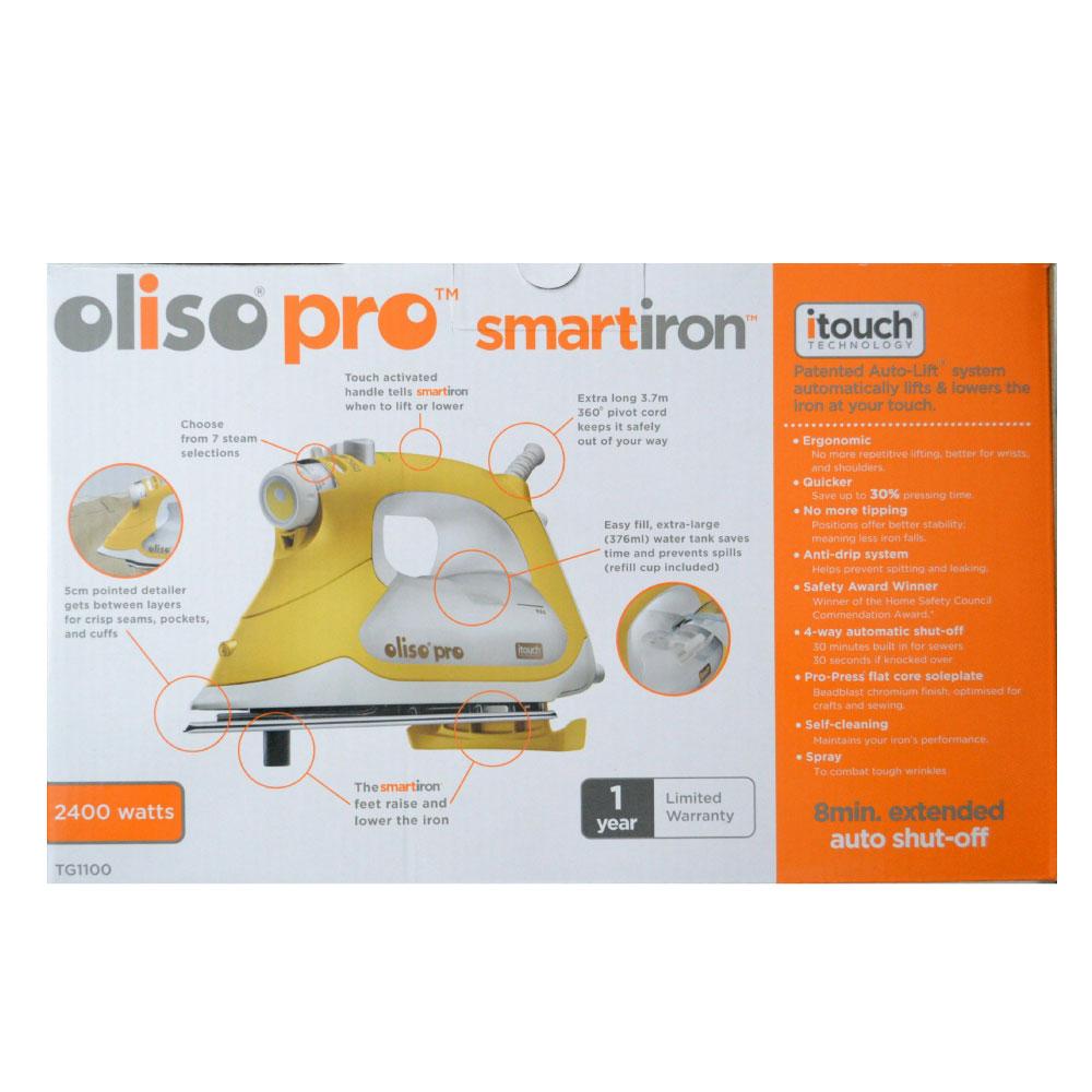 AU Plug Oliso Pro Iron iTouch Smart Technology Clothes Steamer Quilting TG1100 - NuSea