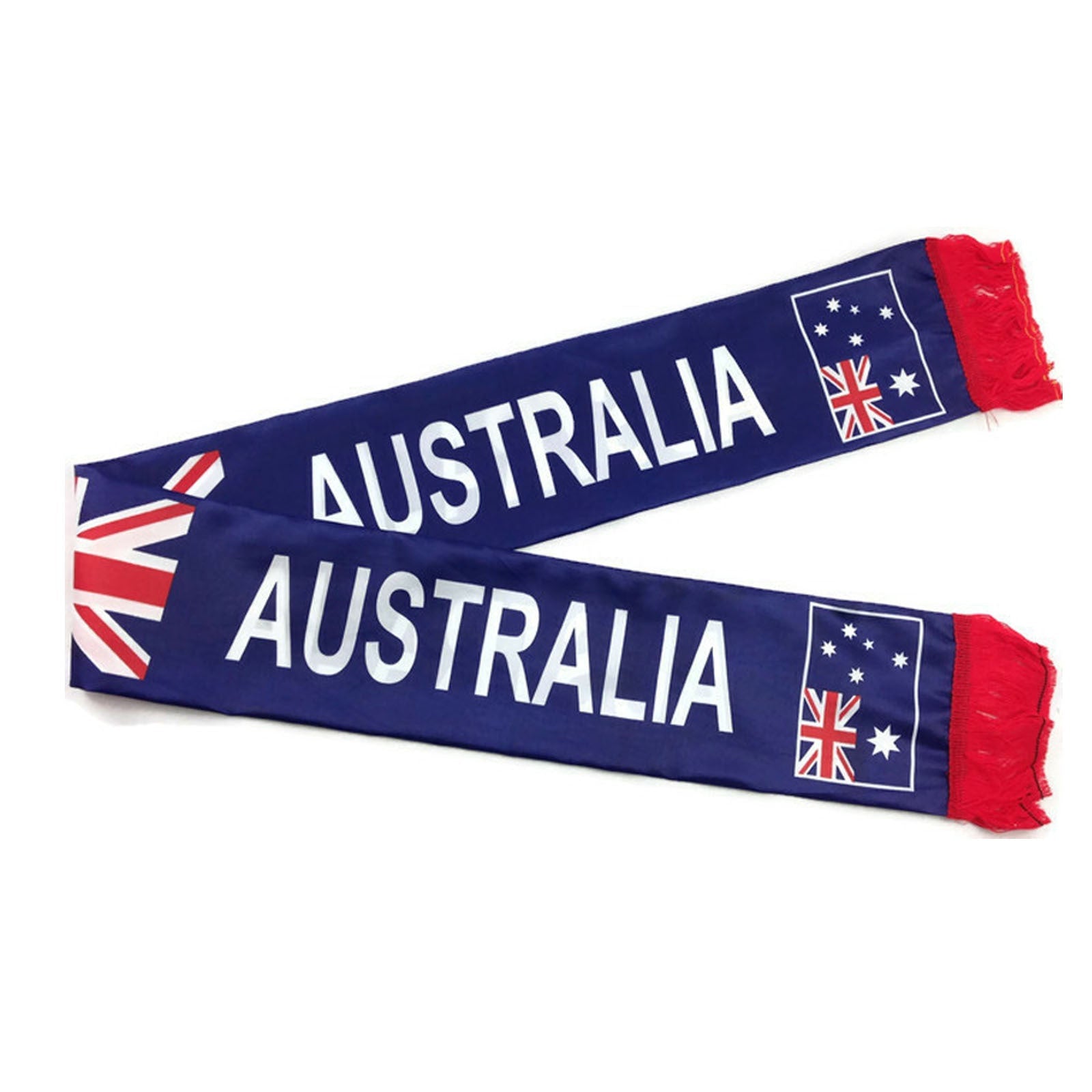 Australian National Flag SCARF Australia Day Costume Party w Fringe Souvenir - NuSea