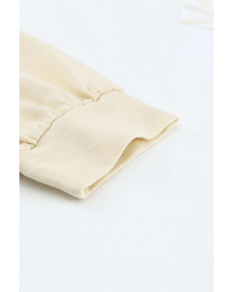 Azura Exchange Colorblock V Neck Long Sleeve Hoodie - M - NuSea