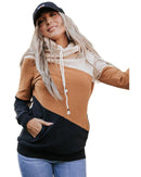 Azura Exchange Cozy Colorblock Hoodie with Side Pockets - XL - NuSea