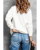 Azura Exchange Embroidered Pullover Sweatshirt with Heart Shaped Details - XL - NuSea