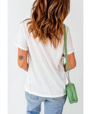 Azura Exchange Glitter Pattern Print Short Sleeve T Shirt - S - NuSea