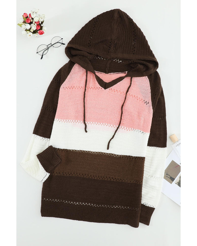 Azura Exchange Knitted Hoodie for Beach Bonfire - S - NuSea