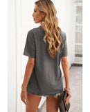 Azura Exchange Leopard Heart Shape Print Short Sleeve T - shirt - 2XL - NuSea