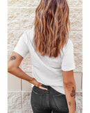 Azura Exchange Leopard Letter Print Short Sleeve T - shirt - S - NuSea