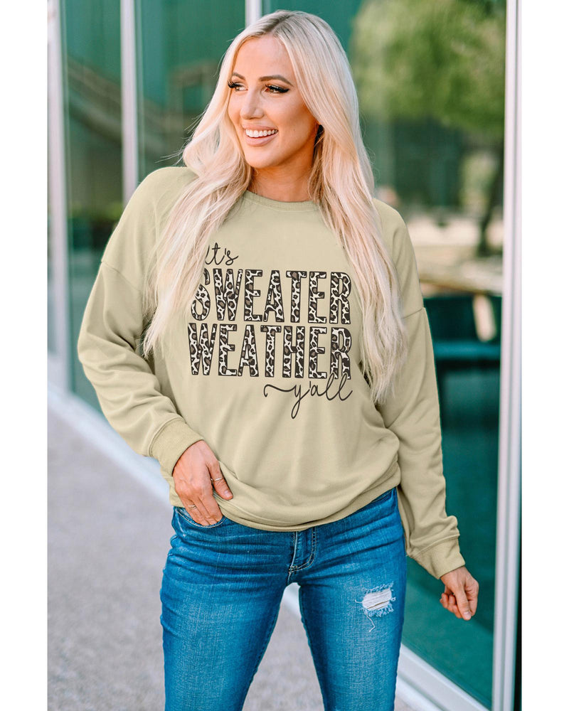 Azura Exchange Leopard Print Pullover Sweatshirt - L - NuSea