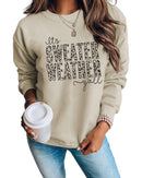 Azura Exchange Leopard Print Pullover Sweatshirt - L - NuSea