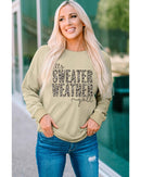 Azura Exchange Leopard Print Pullover Sweatshirt - S - NuSea